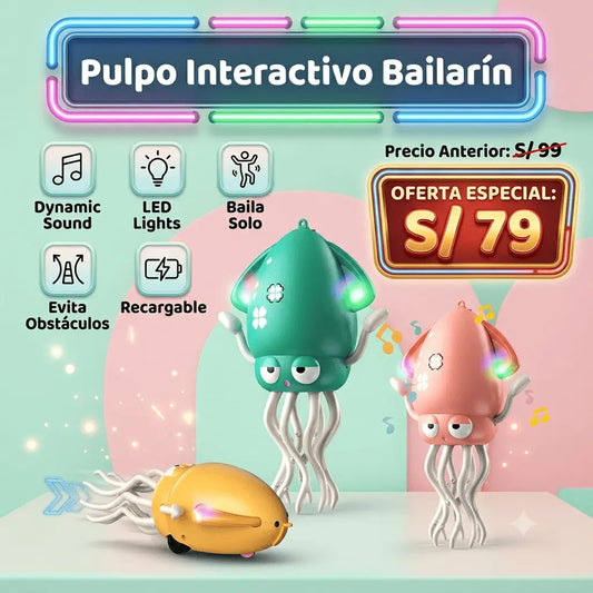 Pulpo Interactivo Bailarín